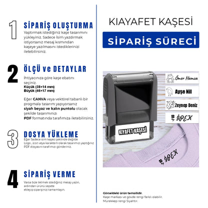 Okul Kıyafet Kaşesi - Çocuk İsim Kaşesi
