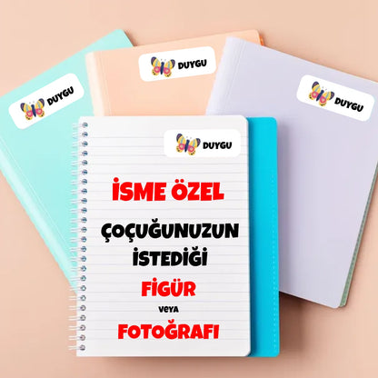 Okul Sticker & Etiket |Kişiye Özel Okul Etiketi | İsimli Sticker & Etiket