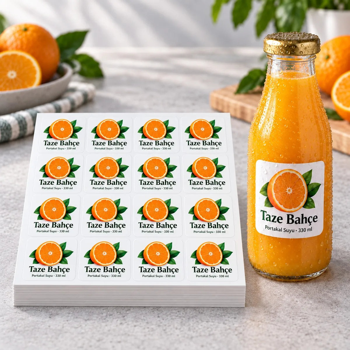 Opak sticker teslim şekli: sipariş elinize böyle ulaşır