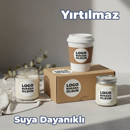 Sticker & Etiket Baskı | Yuvarlak · Suya Dayanıklı · Özelleştirilebilir