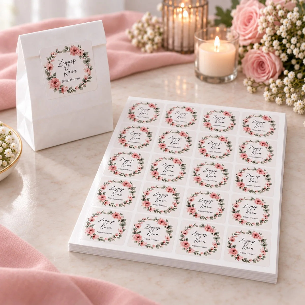 Özel gün sticker teslim şekli: sipariş elinize böyle ulaşır