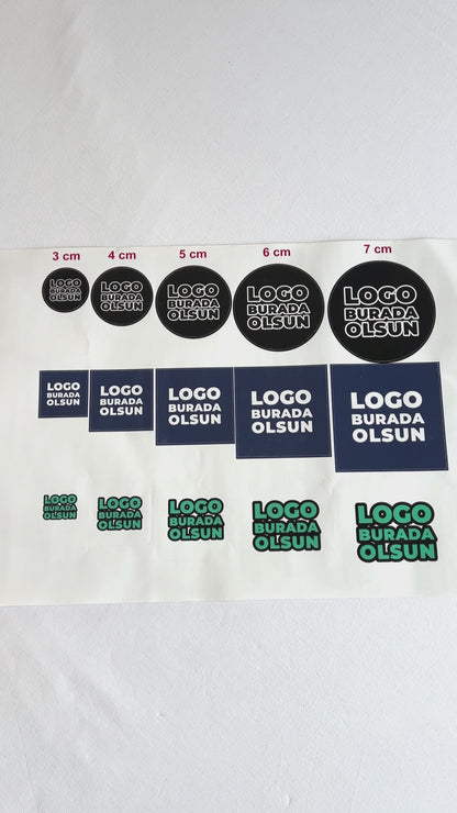 Sticker Baskı – Kavanoz Kapak Etiketi | Yuvarlak Bal & Reçel Etiketi (Kuşe Kağıt)