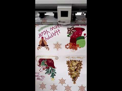 Yılbaşına Özel Kesim Sticker – Su Geçirmez, Dayanıklı Cam & Duvar Yılbaşı Süsleri