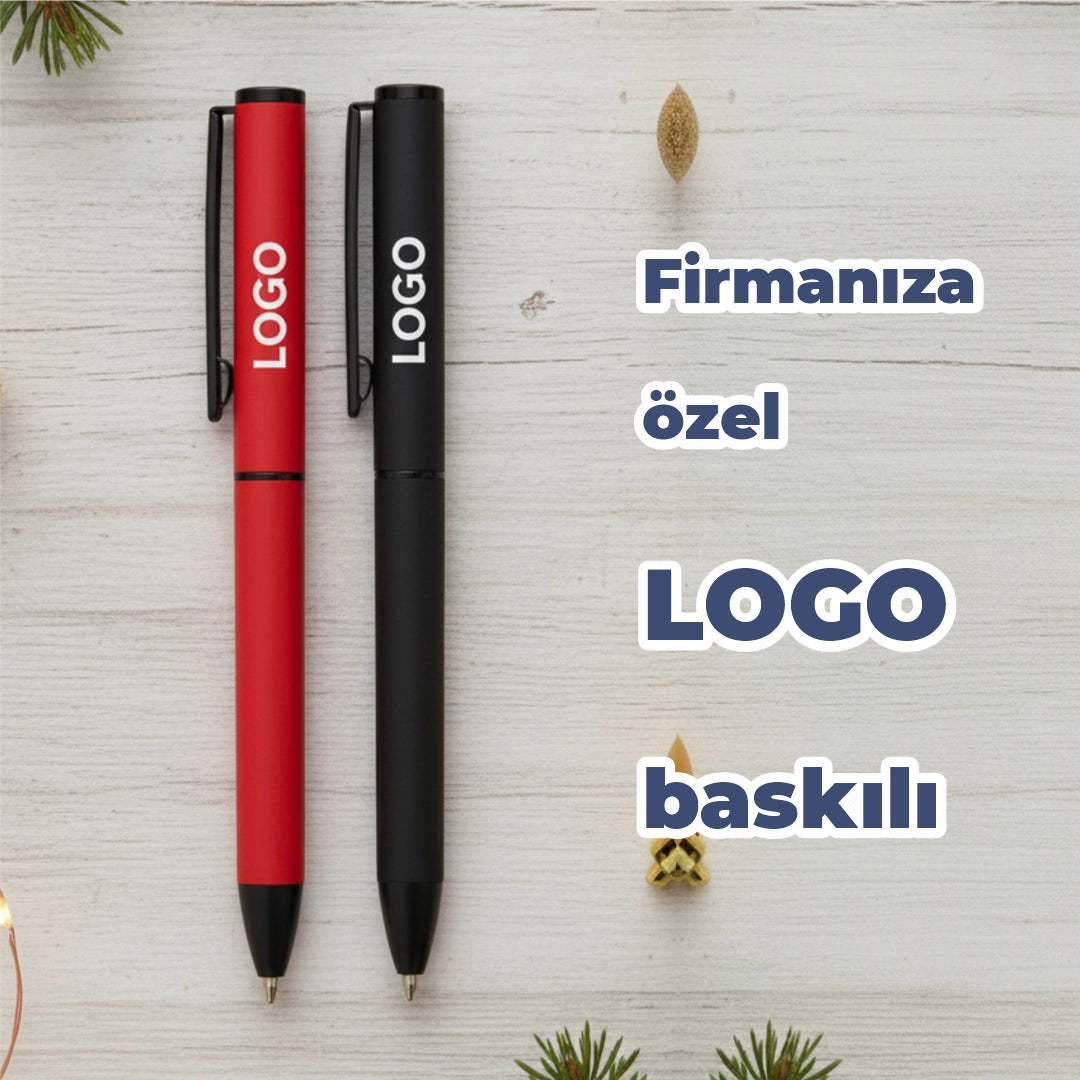 Yılbaşı Özel Tasarım Kalem – Baskısız, İsim Baskılı veya Logo Baskılı