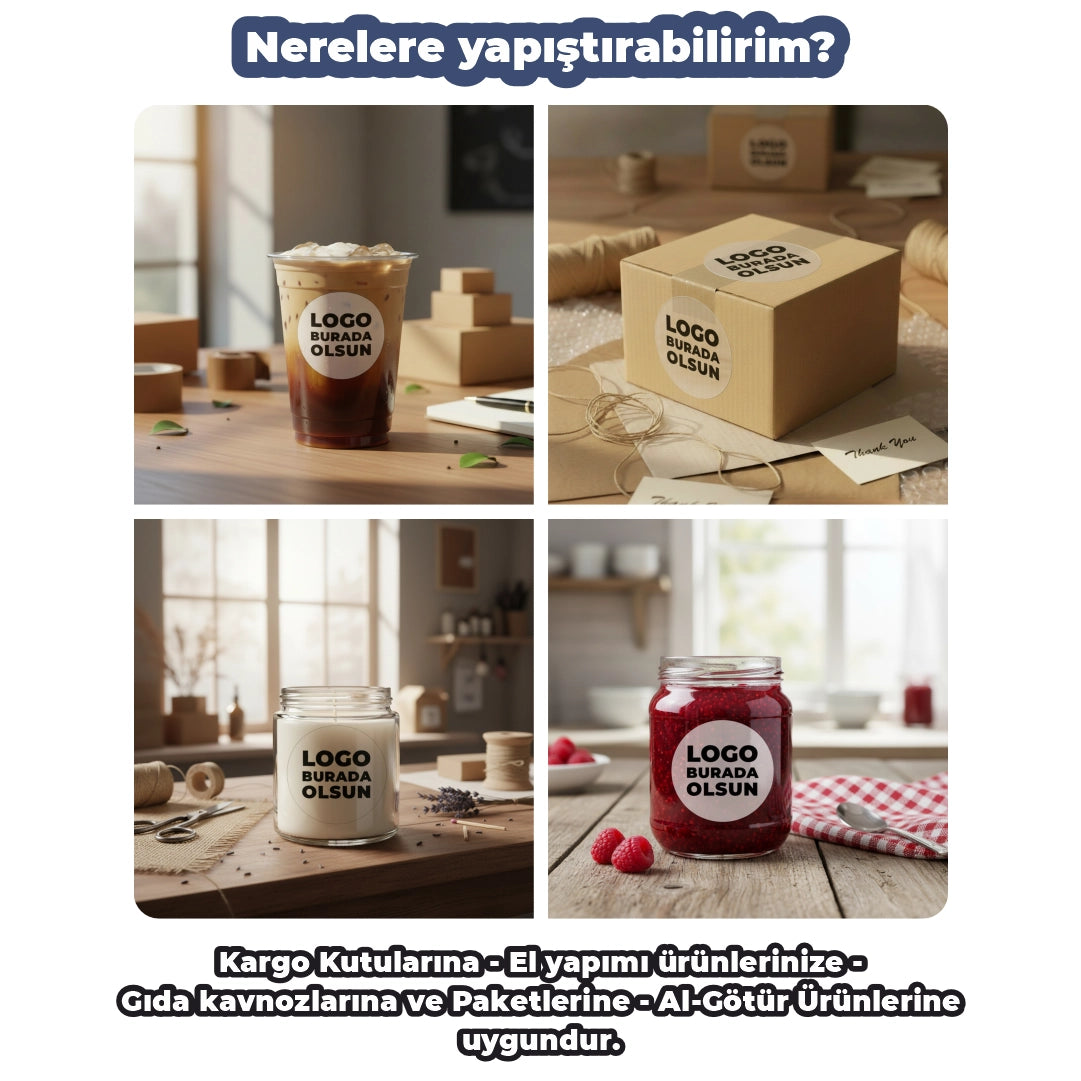 Şeffaf Etiket & Sticker