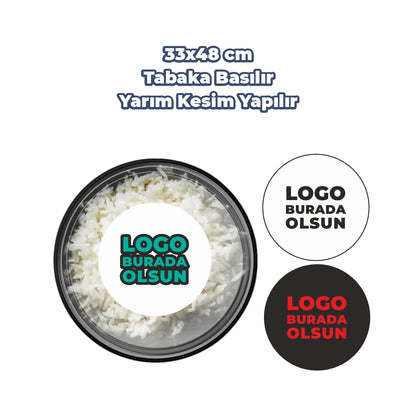 Al-Götür Sticker | Yuvarlak Kesim 4–5 cm Paket Servis Etiketi