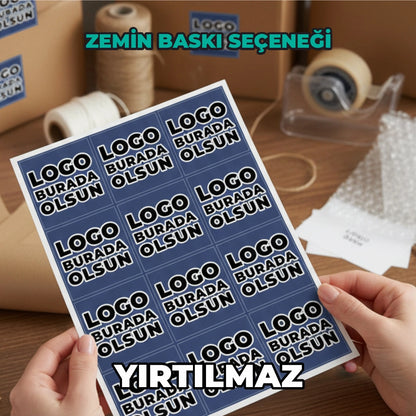 Sticker & Etiket Baskı | Kare · Suya Dayanıklı · Özelleştirilebilir