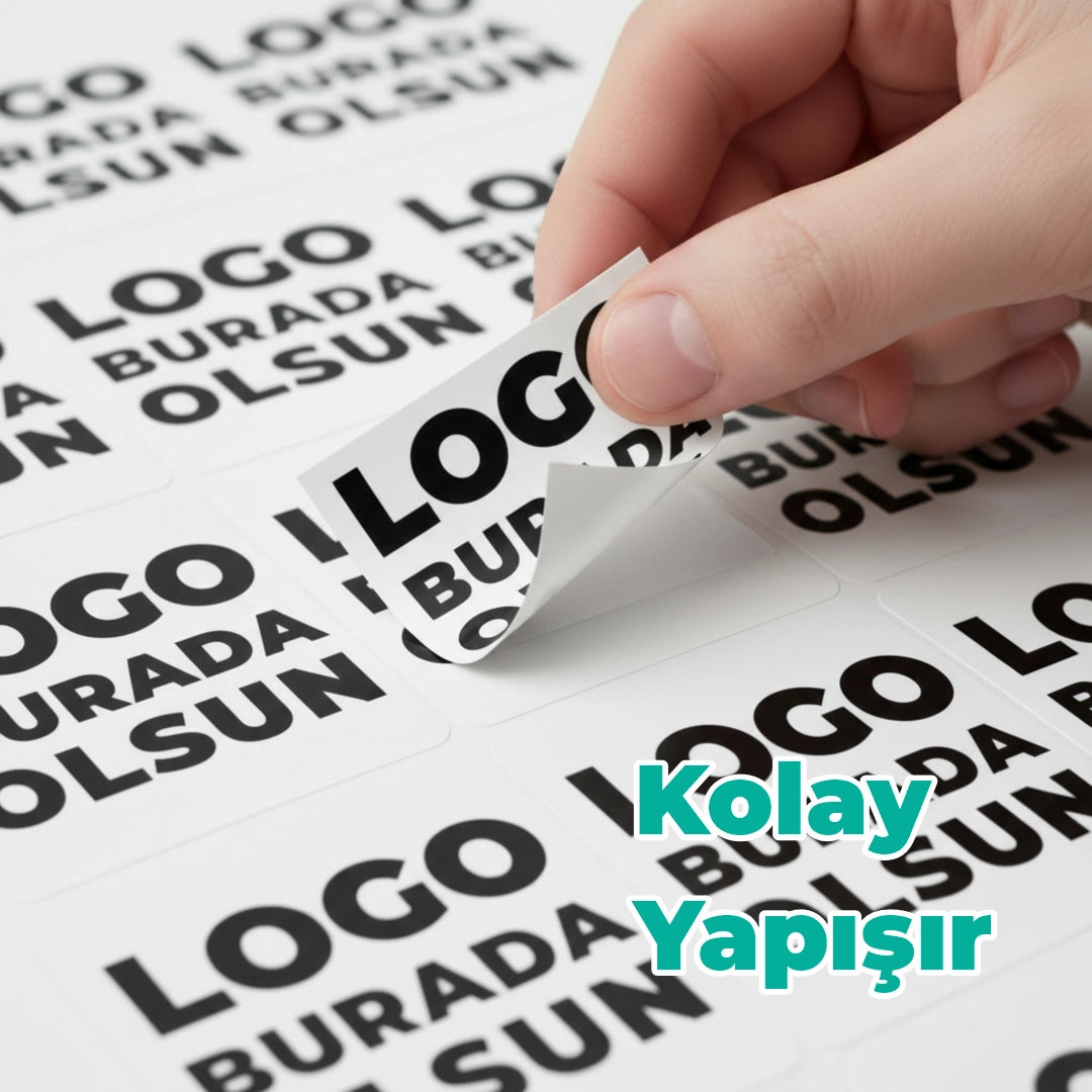 Sticker & Etiket Baskı | Kare · Suya Dayanıklı · Özelleştirilebilir