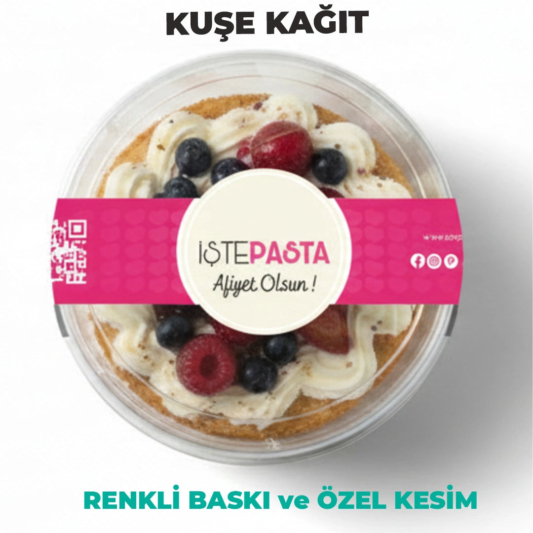 Gıda Ambalaj Etiketi | Özel Kesim & Logo Baskılı sticker