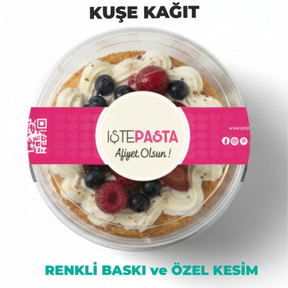 Gıda Ambalaj Etiketi | Özel Kesim & Logo Baskılı sticker