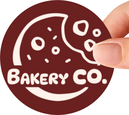 Sticker & Etiket | Yuvarlak · Kuşe Kağıt · Özelleştirilebilir