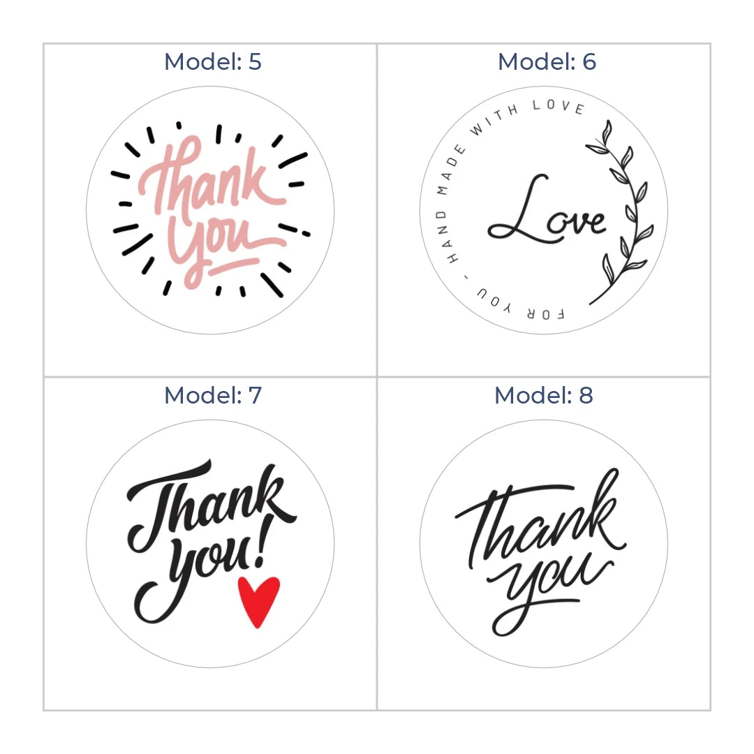 Thank you sticker