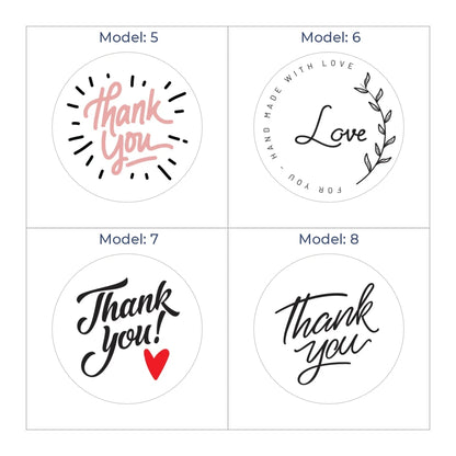 Thank you sticker