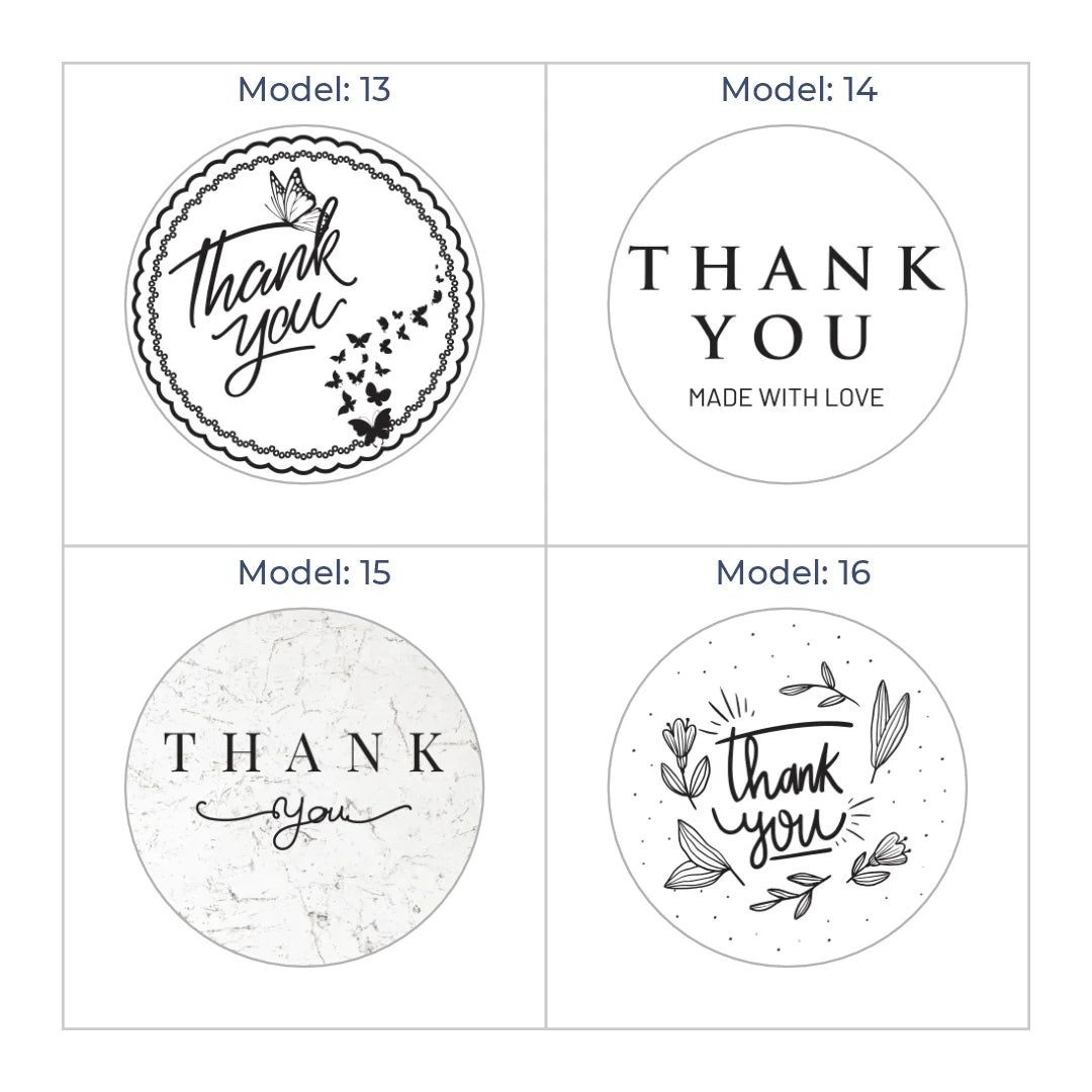 Thank you sticker