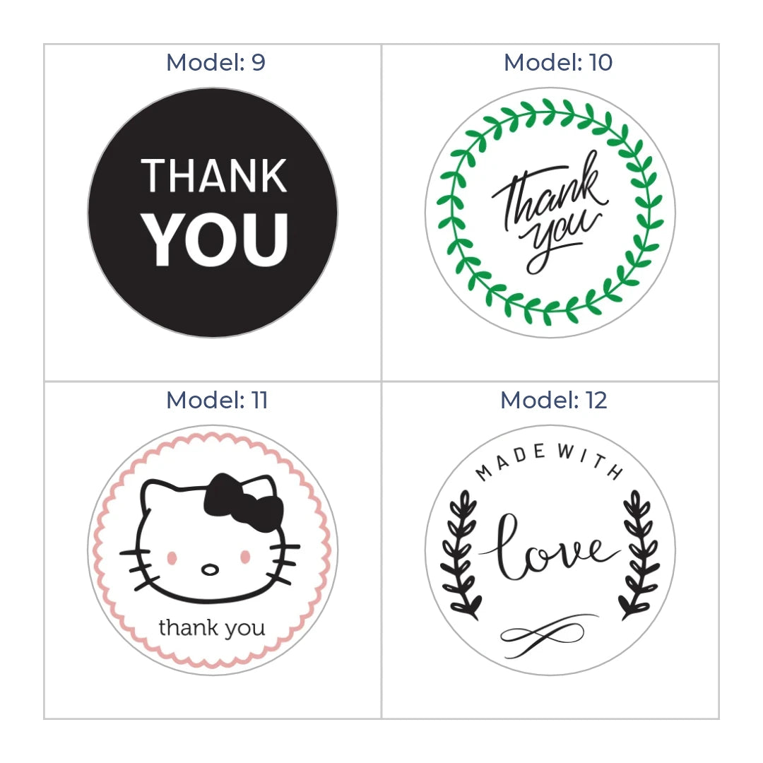 Thank you sticker