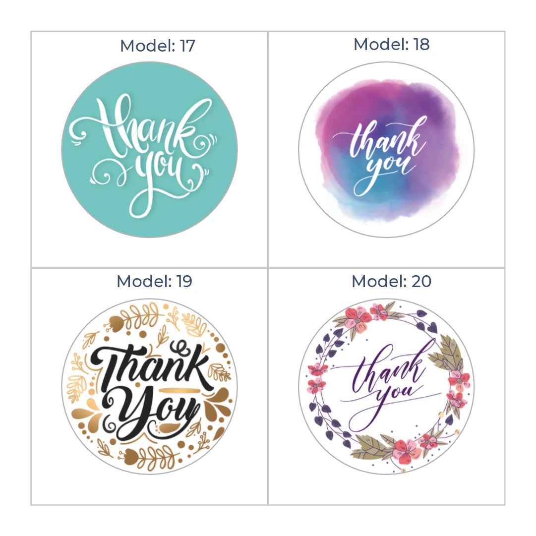 Thank you sticker