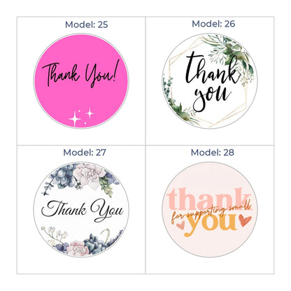 Thank you sticker