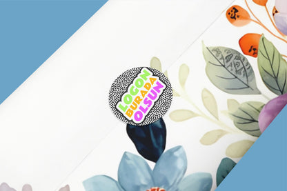Kişiselleştirilmiş Yuvarlak Etiket & Sticker