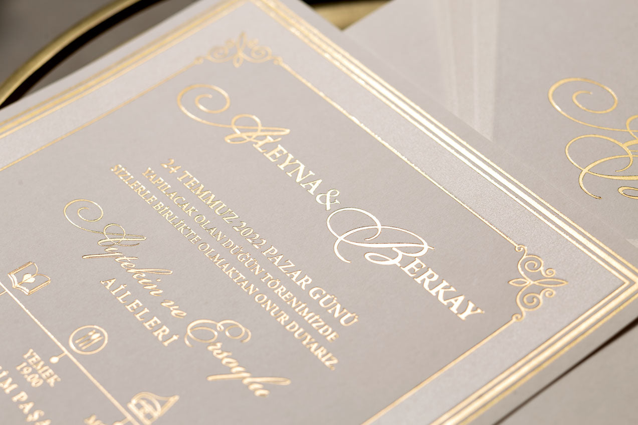 Wedding Davetiye 8382 - lüks düğün davetiyesi 4