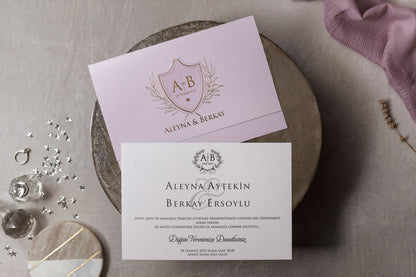 Wedding Davetiye 8410 - lüks düğün davetiyesi 2