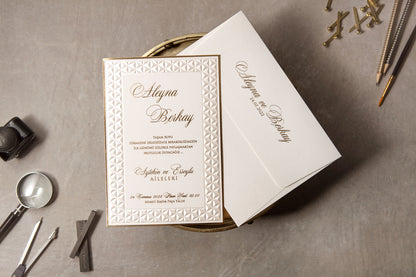 Wedding Davetiye 8411 - lüks düğün davetiyesi 1