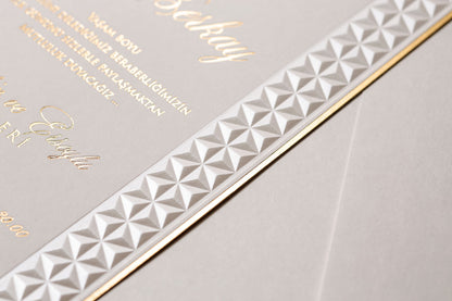 Wedding Davetiye 8411 - lüks düğün davetiyesi 2