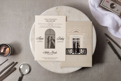 Wedding Davetiye 8420 - lüks düğün davetiyesi 3
