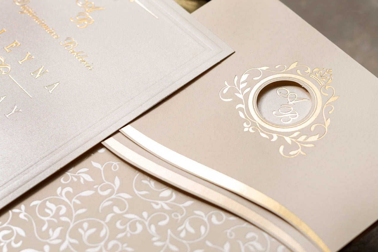 Wedding Davetiye 8423 - lüks düğün davetiyesi 4