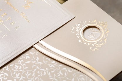 Wedding Davetiye 8423 - lüks düğün davetiyesi 4