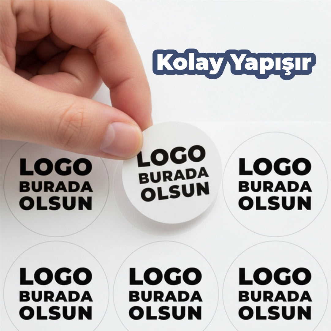 Sticker & Etiket | Yuvarlak · Kuşe Kağıt · Özelleştirilebilir